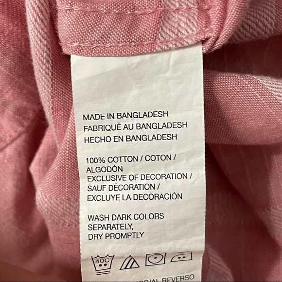 Izod Saltwater Short Sleeve Button Down Shirt - Picture 5 of 5